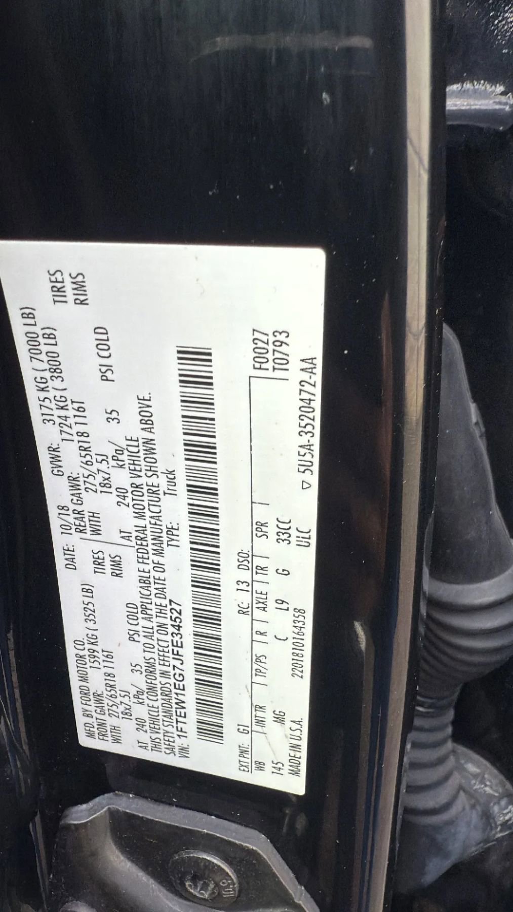 Used 2018 Ford F150 XLT w/ Equipment Group 302A Luxury image 28