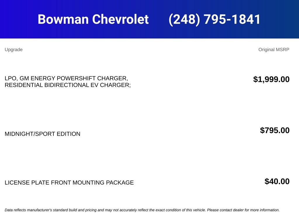 New 2026 Chevrolet Blazer EV LT w/ Midnight/Sport Edition AWD/4WD image 5