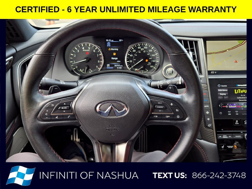 Certified 2022 INFINITI Q60 Red Sport 400 w/ Cargo Package AWD/4WD image 21
