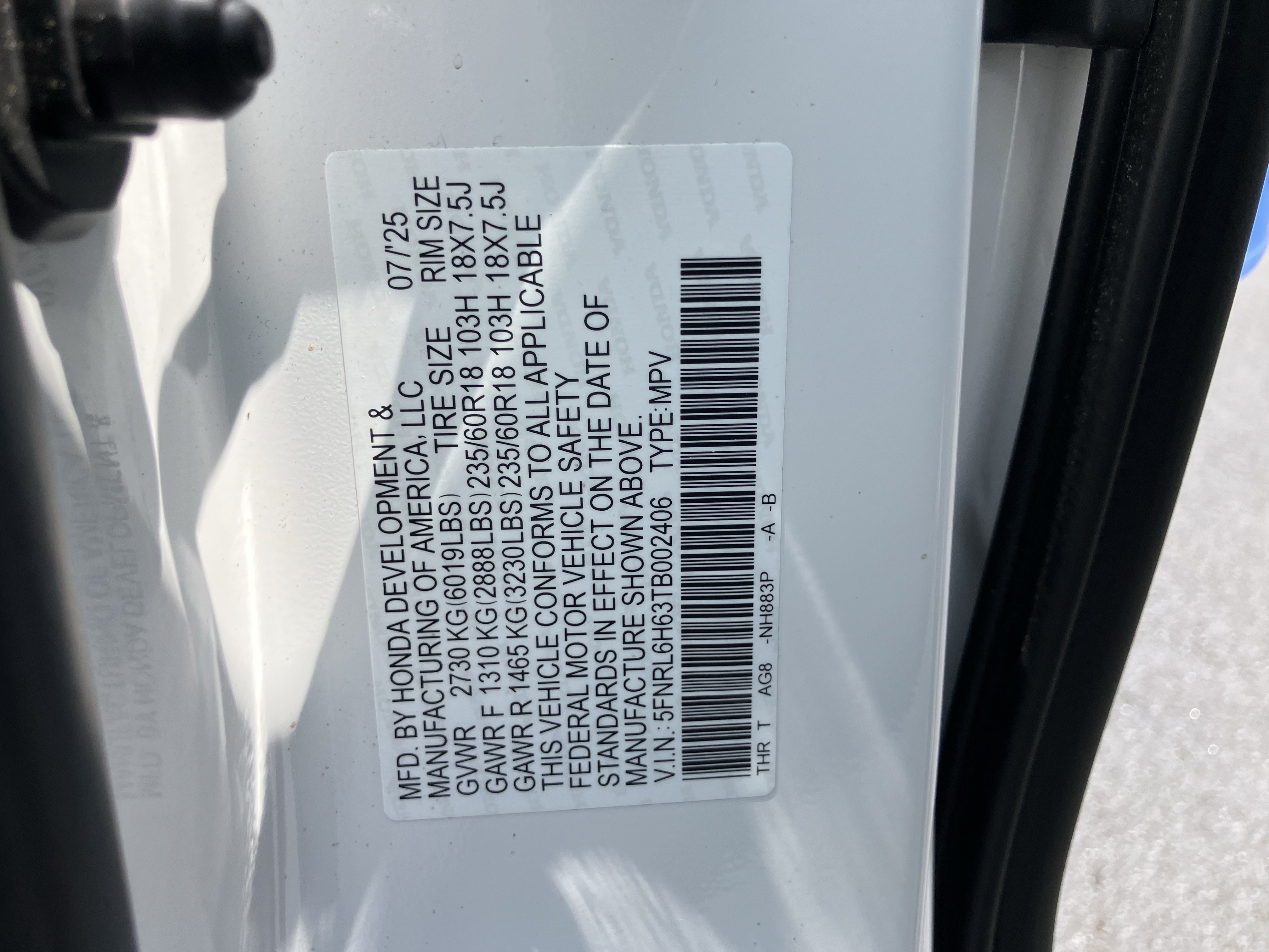 Used 2026 Honda Odyssey EX-L image 38