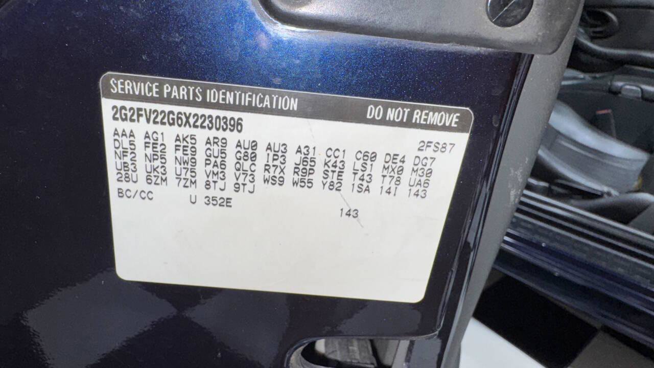 Used 1999 Pontiac Firebird Formula w/ Security Pkg image 59