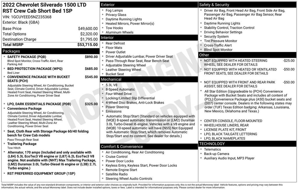 Used 2022 Chevrolet Silverado 1500 RST w/ Safety Package image 42