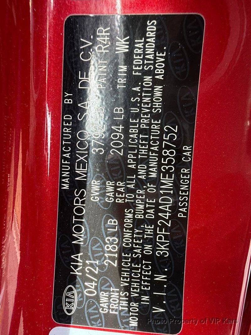 Used 2021 Kia Forte LXS image 17