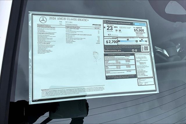 New 2026 Mercedes-Benz CLA 45 AMG S 4MATIC image 17