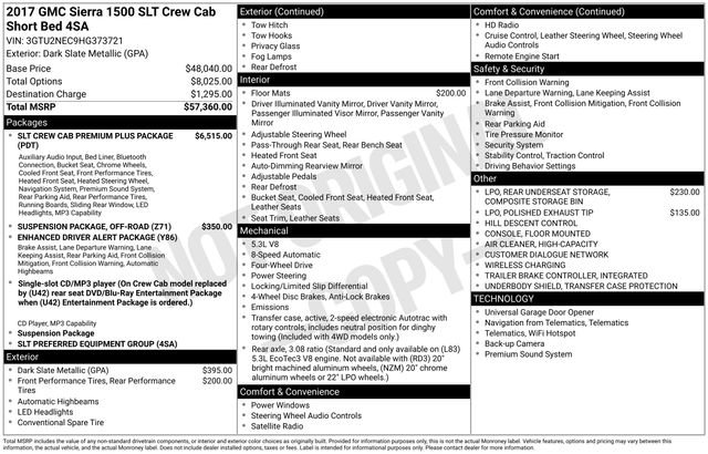 Used 2017 GMC Sierra 1500 SLT image 35