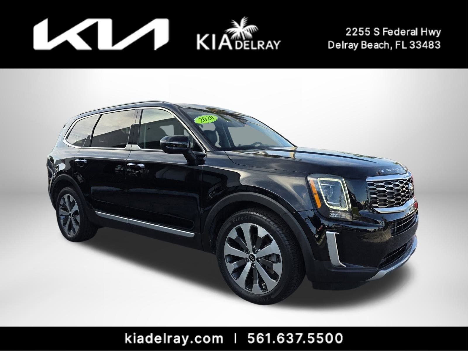 Certified 2020 Kia Telluride S w/ S 8 Passenger Seating Package