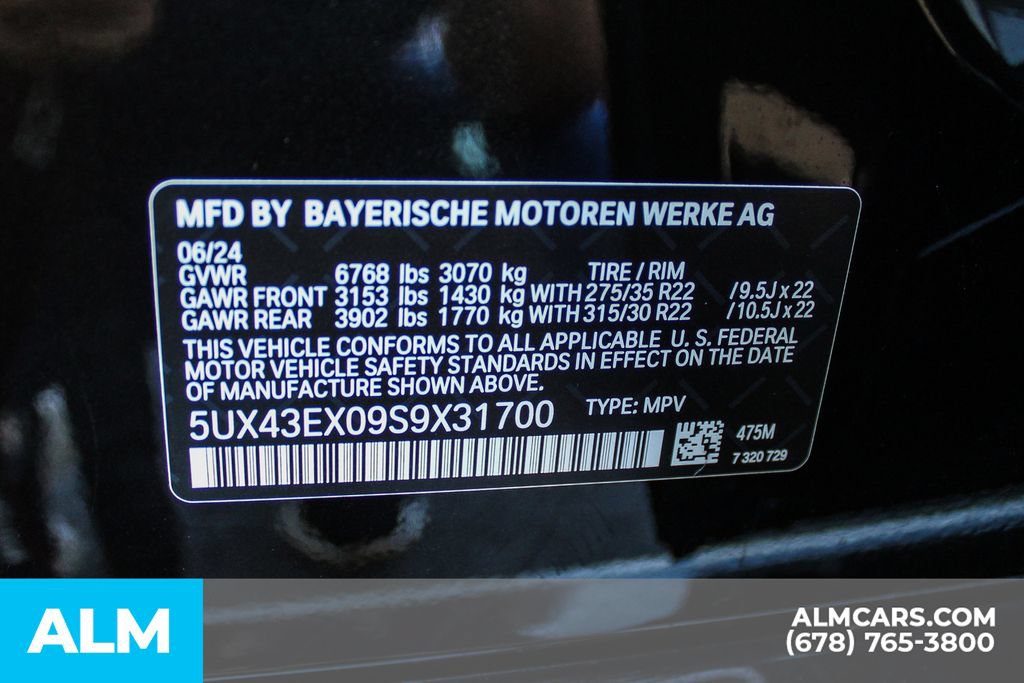 Used 2025 BMW X6 M60i AWD/4WD image 40