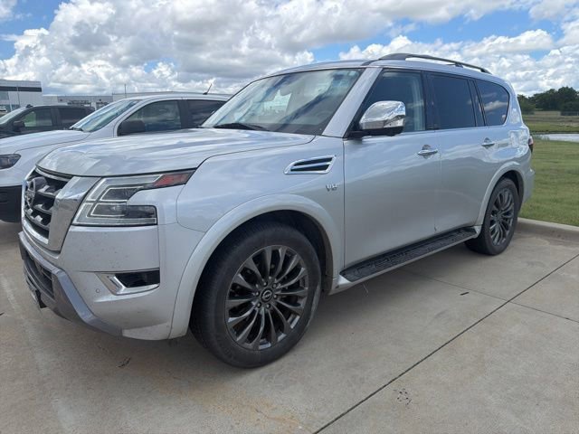 Used 2021 Nissan Armada Platinum w/ Captain's Chairs Package