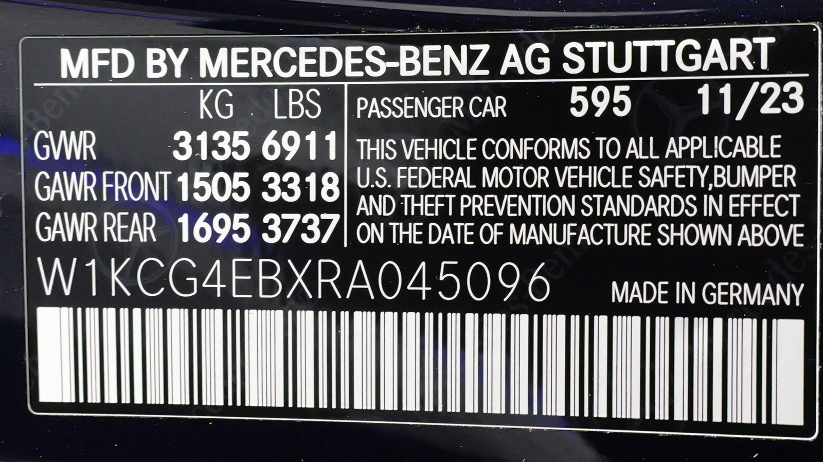 Used 2024 Mercedes-Benz EQS 580 4MATIC Sedan image 83