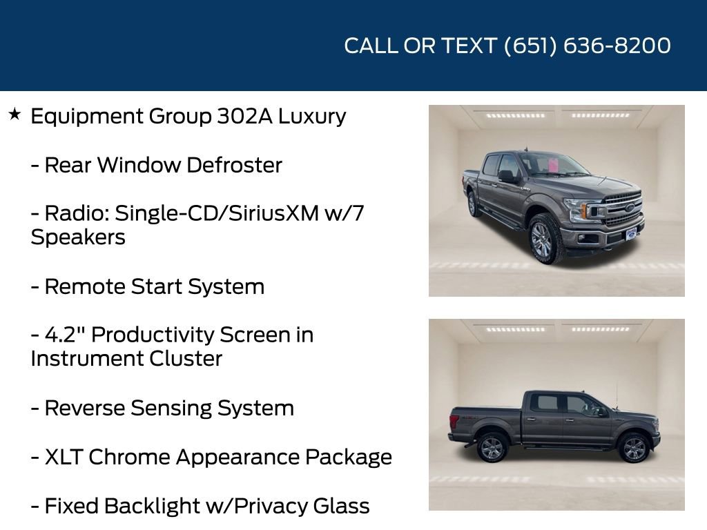 Used 2018 Ford F150 XLT w/ Equipment Group 302A Luxury image 10