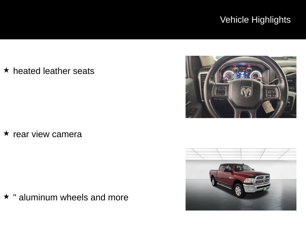 Used 2015 RAM 2500 Big Horn AWD/4WD image 10