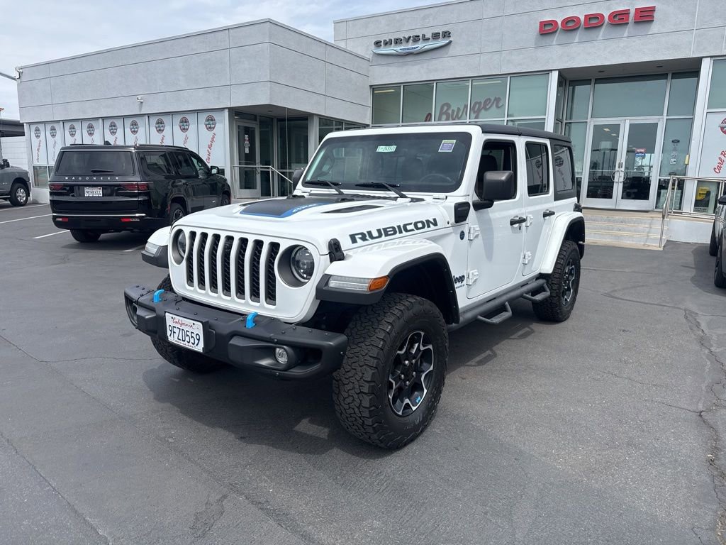 Certified 2023 Jeep Wrangler Unlimited Rubicon 4xe w/ Steel Bumper Group image 4