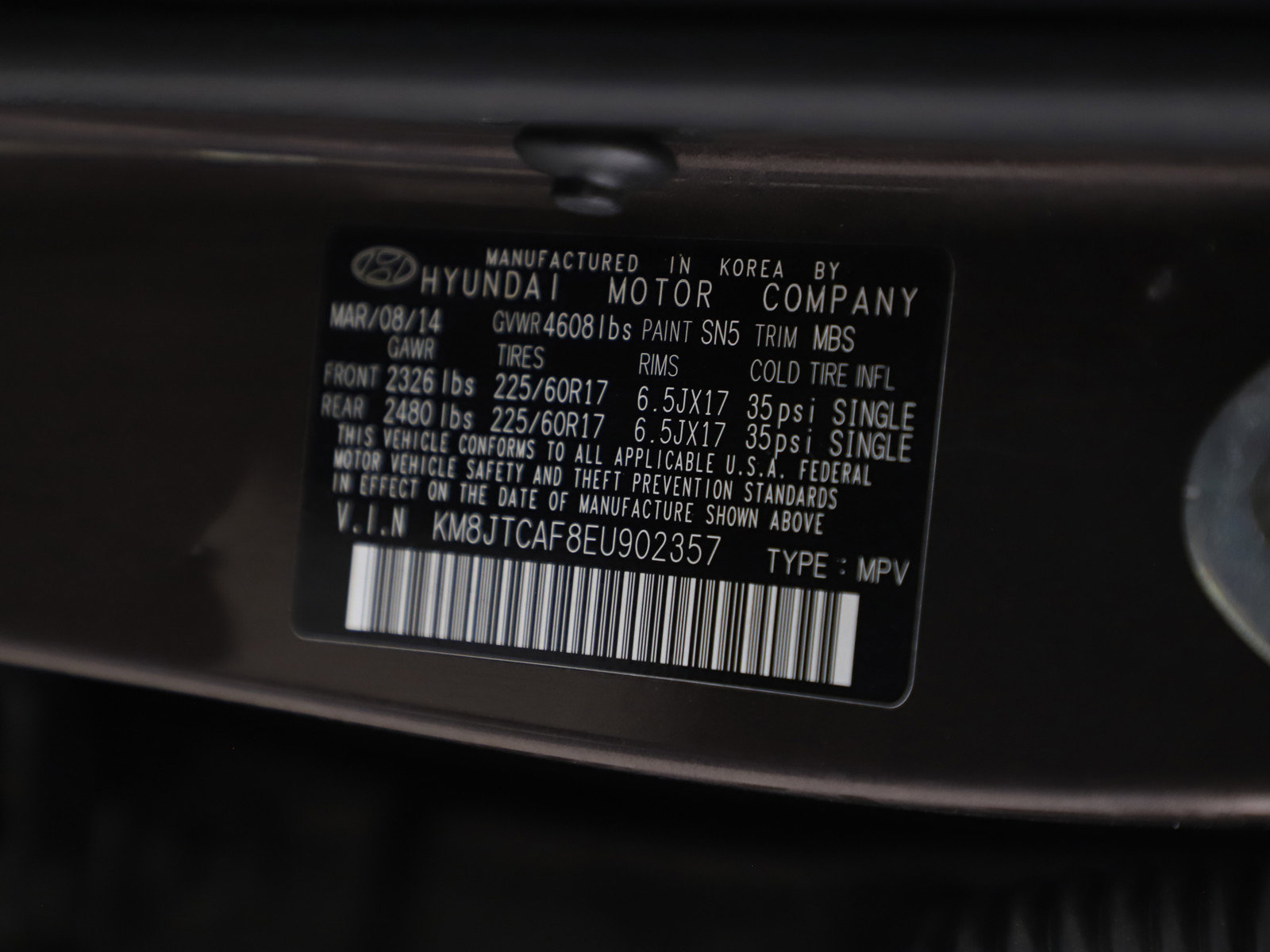 Used 2014 Hyundai Tucson GLS image 26