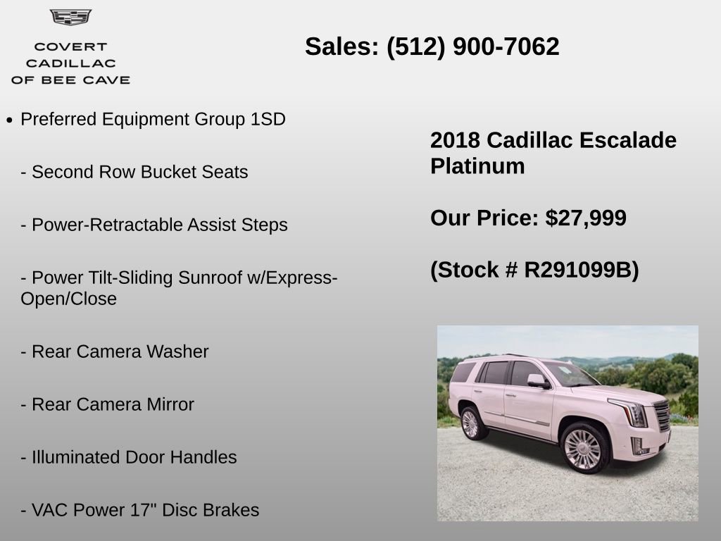 Used 2018 Cadillac Escalade Platinum AWD/4WD image 6