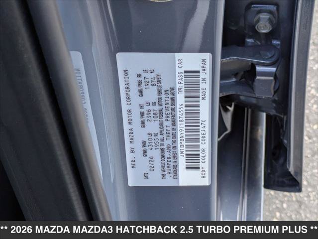 New 2026 MAZDA MAZDA3 Hatchback w/Premium Plus Pkg AWD/4WD image 15