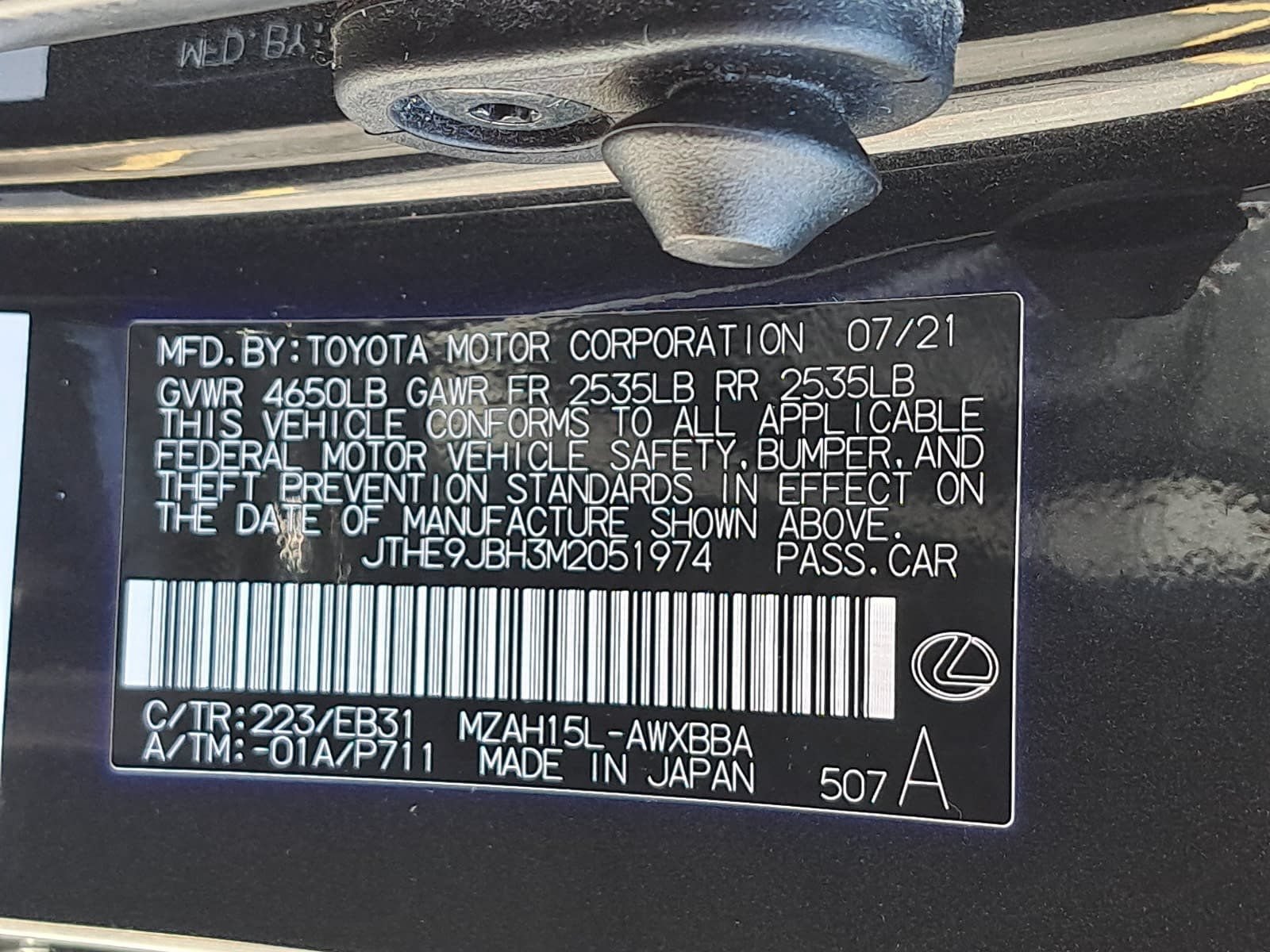 Used 2021 Lexus UX 250h F Sport w/ Accessory Package (Z2) AWD/4WD image 38