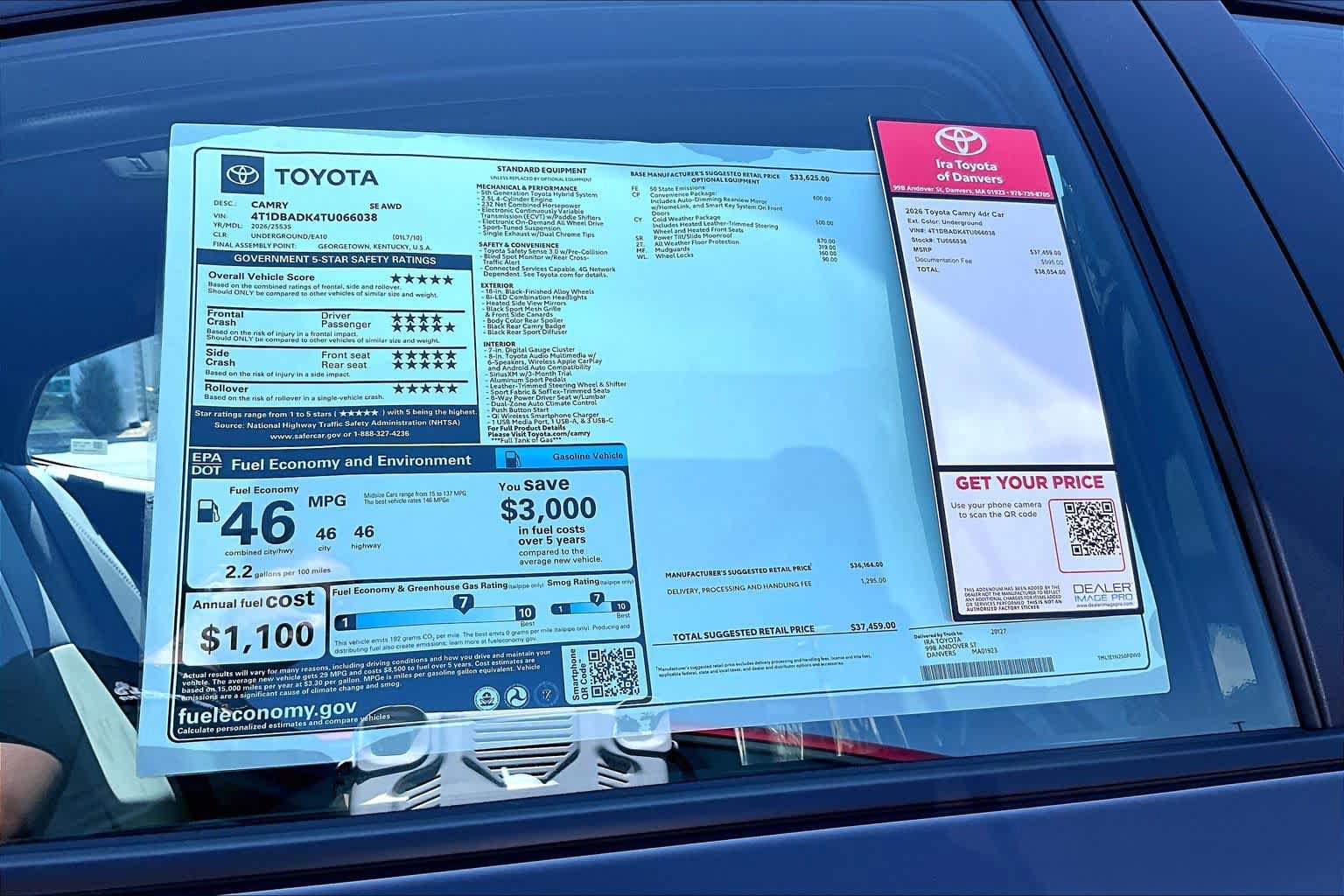 New 2026 Toyota Camry SE AWD/4WD image 21