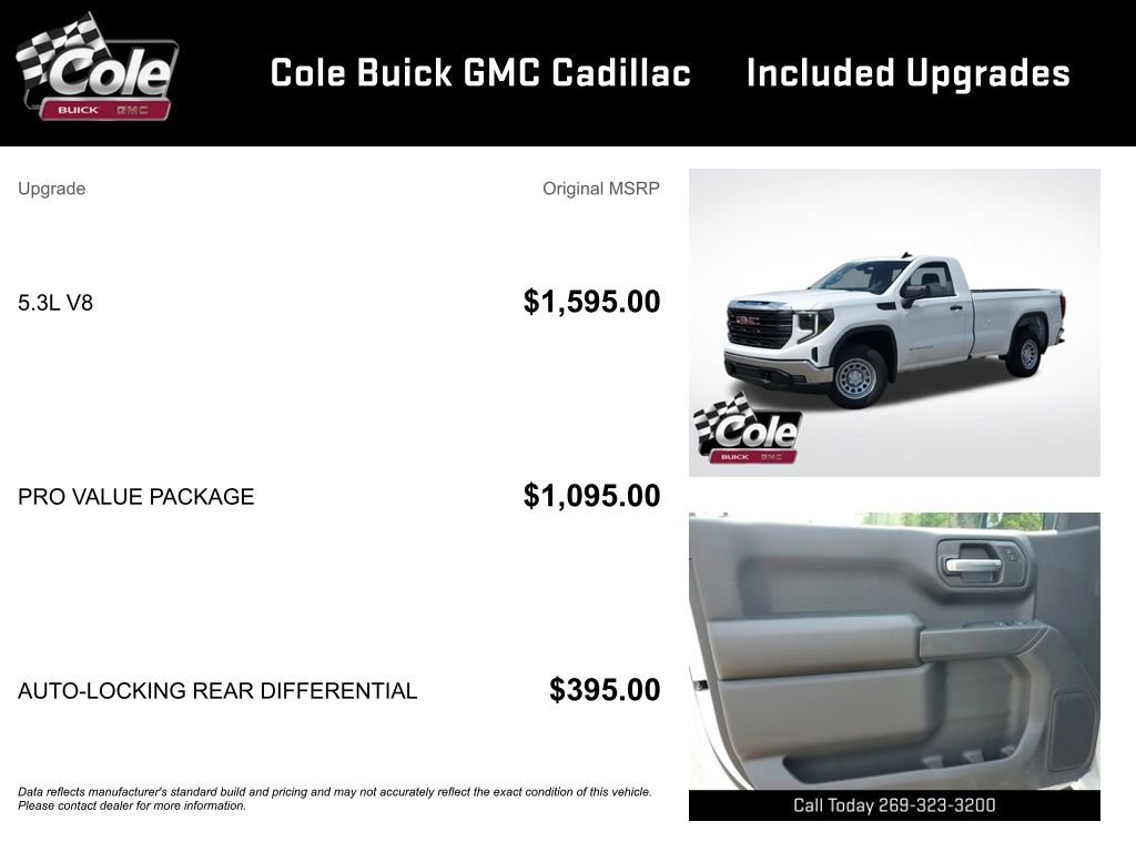New 2025 GMC Sierra 1500 Pro w/ Pro Value Package image 3