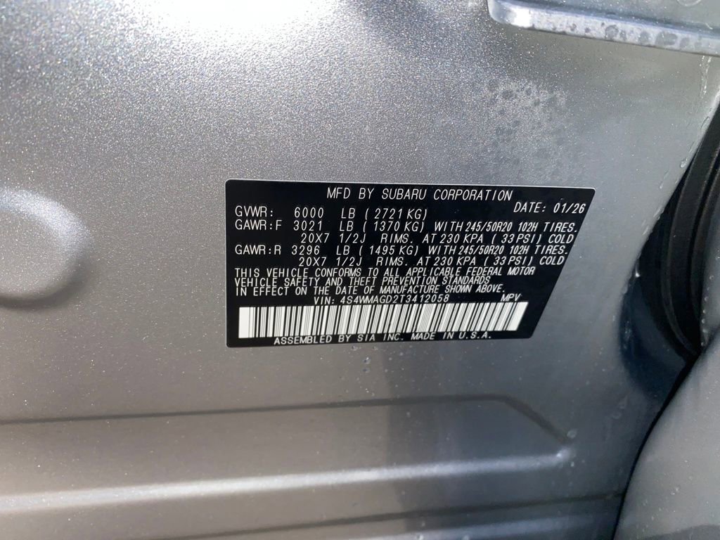 New 2026 Subaru Ascent Limited AWD/4WD image 24