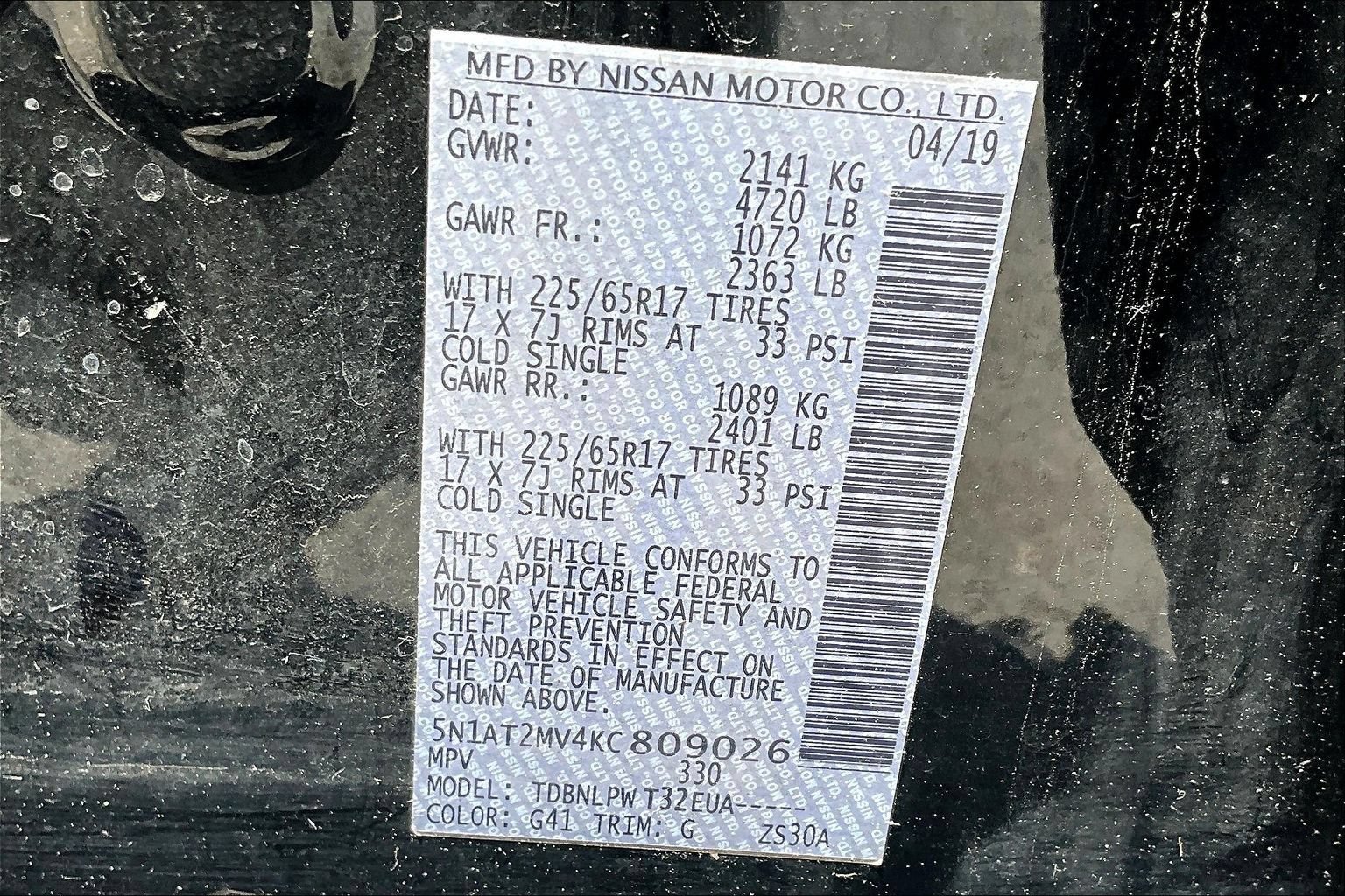 Used 2019 Nissan Rogue S AWD/4WD image 19