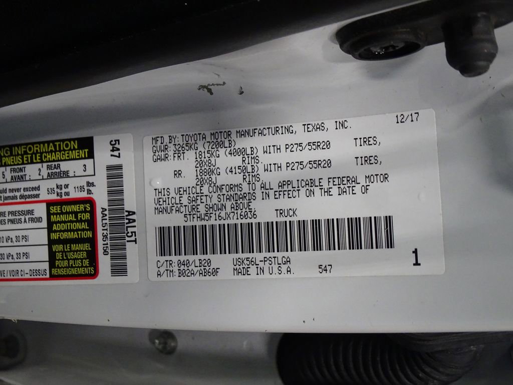 Used 2018 Toyota Tundra Limited image 22