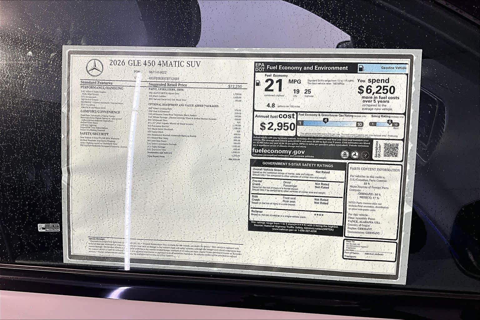 New 2026 Mercedes-Benz GLE 450 4MATIC image 18