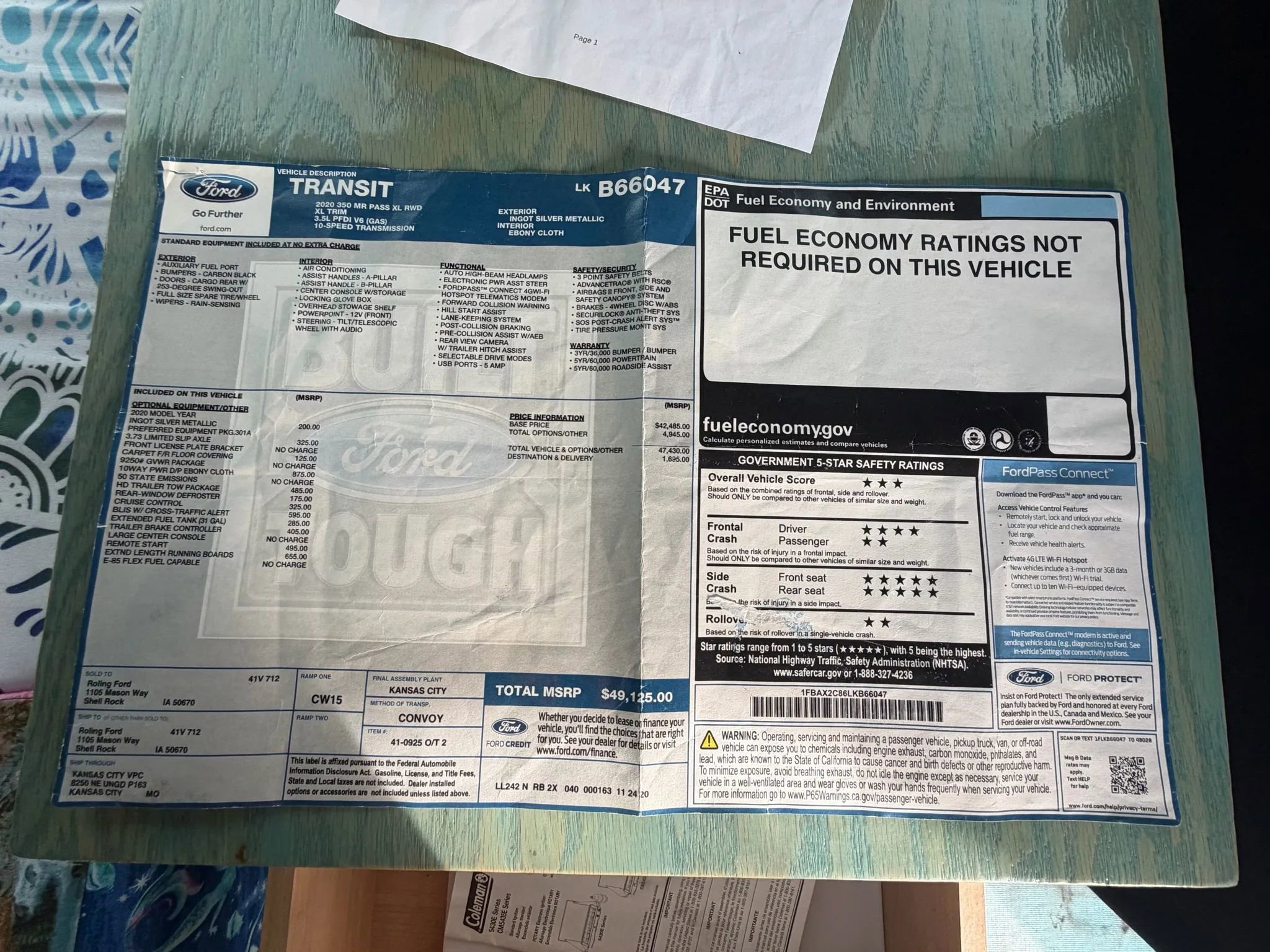 Used 2020 Ford Transit 350 XL RWD image 20