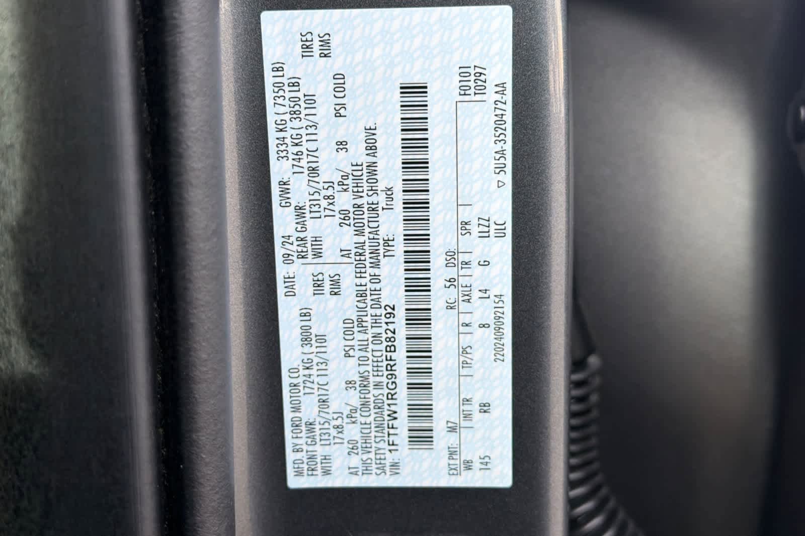 Certified 2024 Ford F150 Raptor AWD/4WD image 29