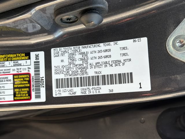 Used 2023 Toyota Tundra Platinum w/ Advanced Package AWD/4WD image 30