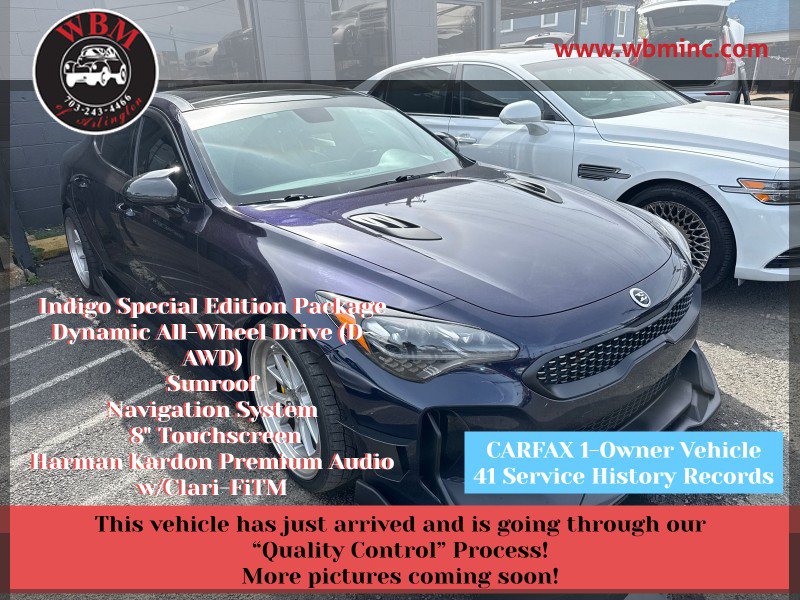 Used 2020 Kia Stinger GT AWD/4WD image 1