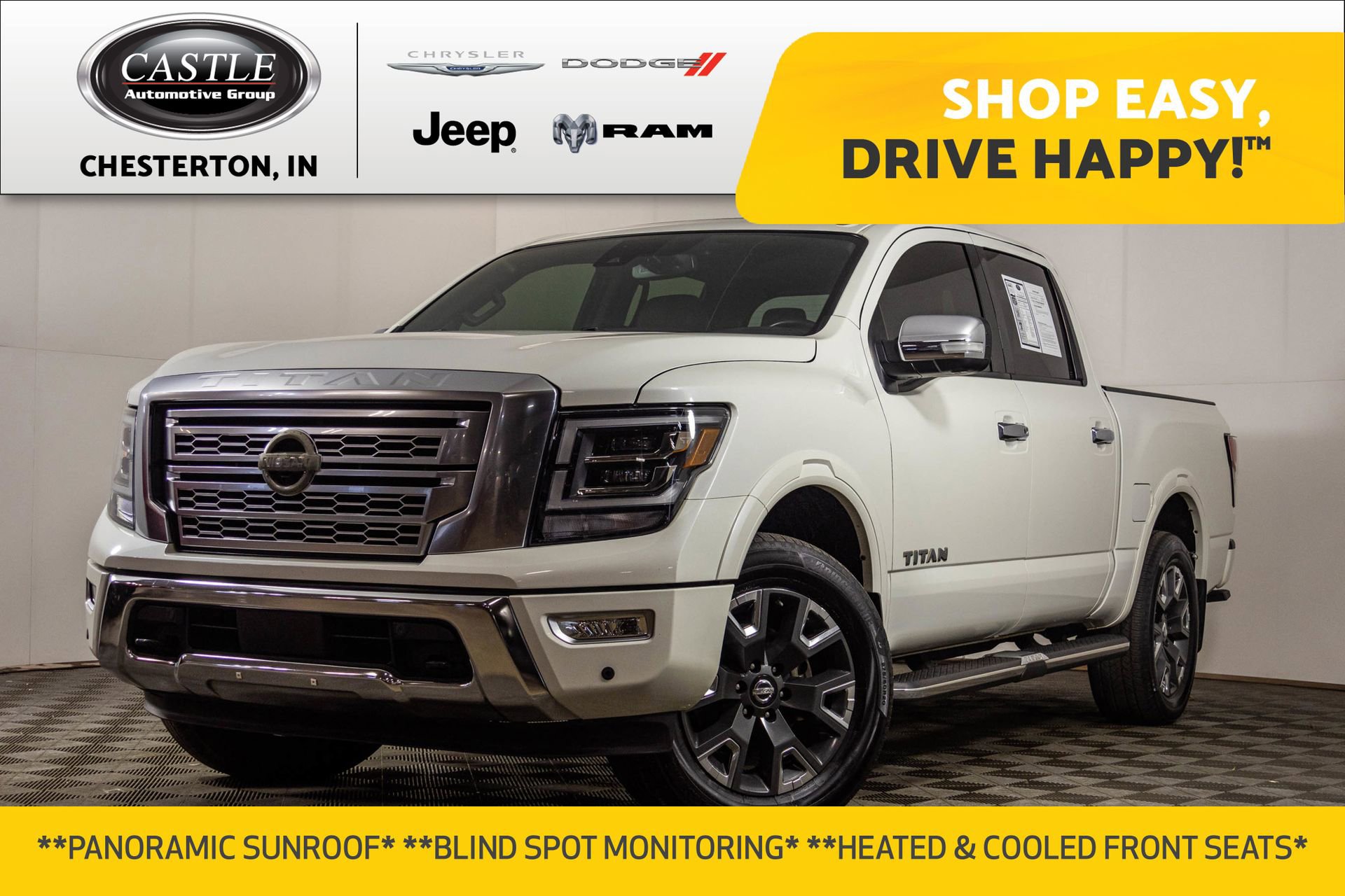 Used 2021 Nissan Titan Platinum Reserve w/ Moonroof Package AWD/4WD image 1