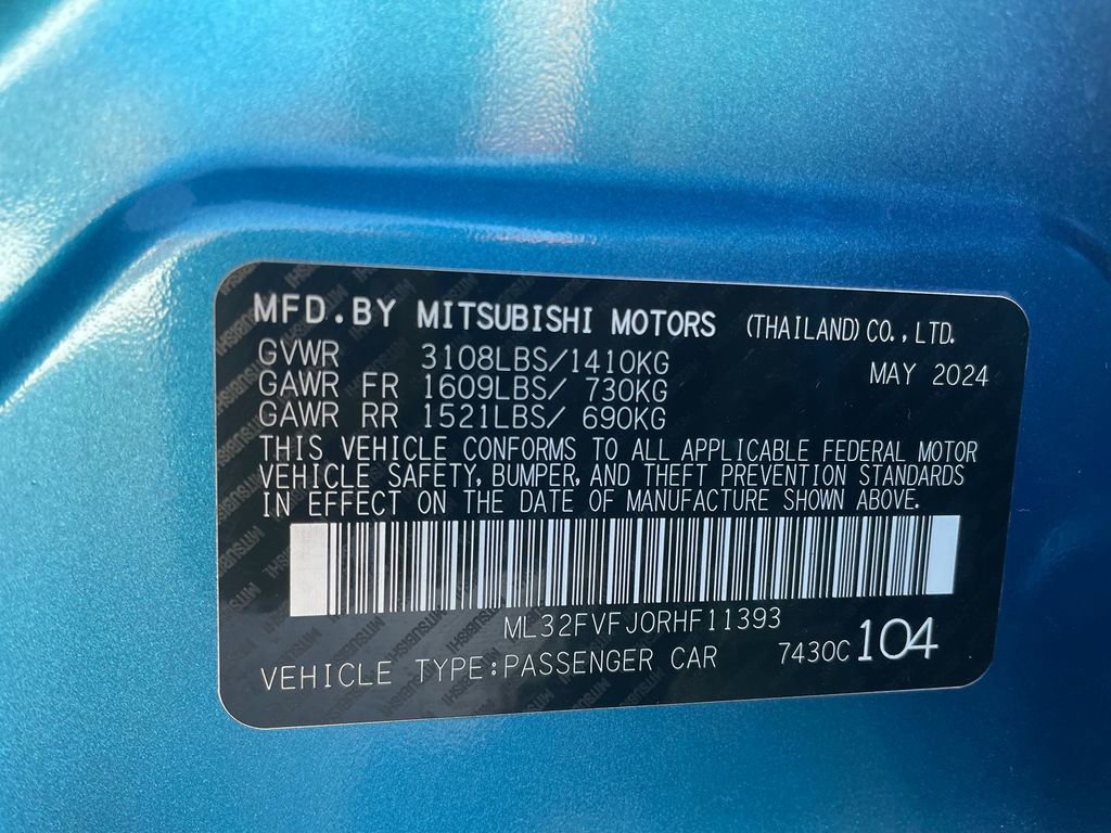 Used 2024 Mitsubishi Mirage G4 SE image 32