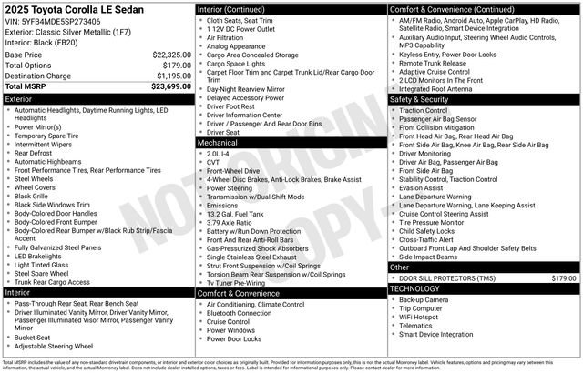 Used 2025 Toyota Corolla LE image 6