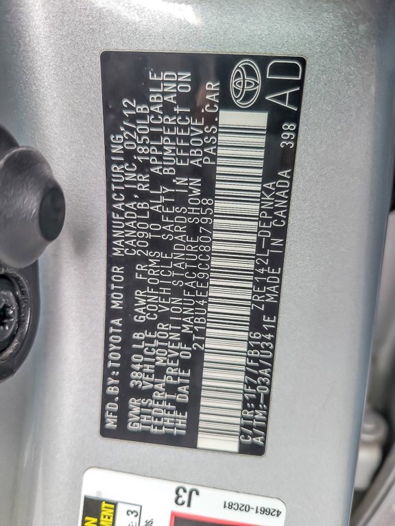 Used 2012 Toyota Corolla LE image 20