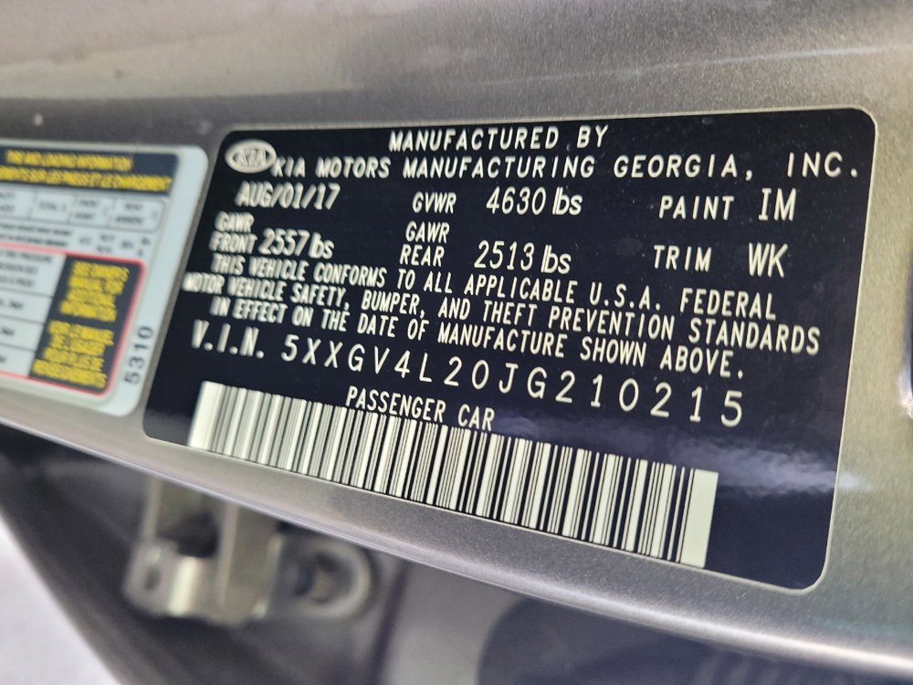 Used 2018 Kia Optima SX w/ Technology Package FWD image 33