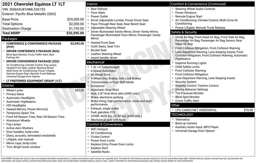 Used 2021 Chevrolet Equinox LT image 11