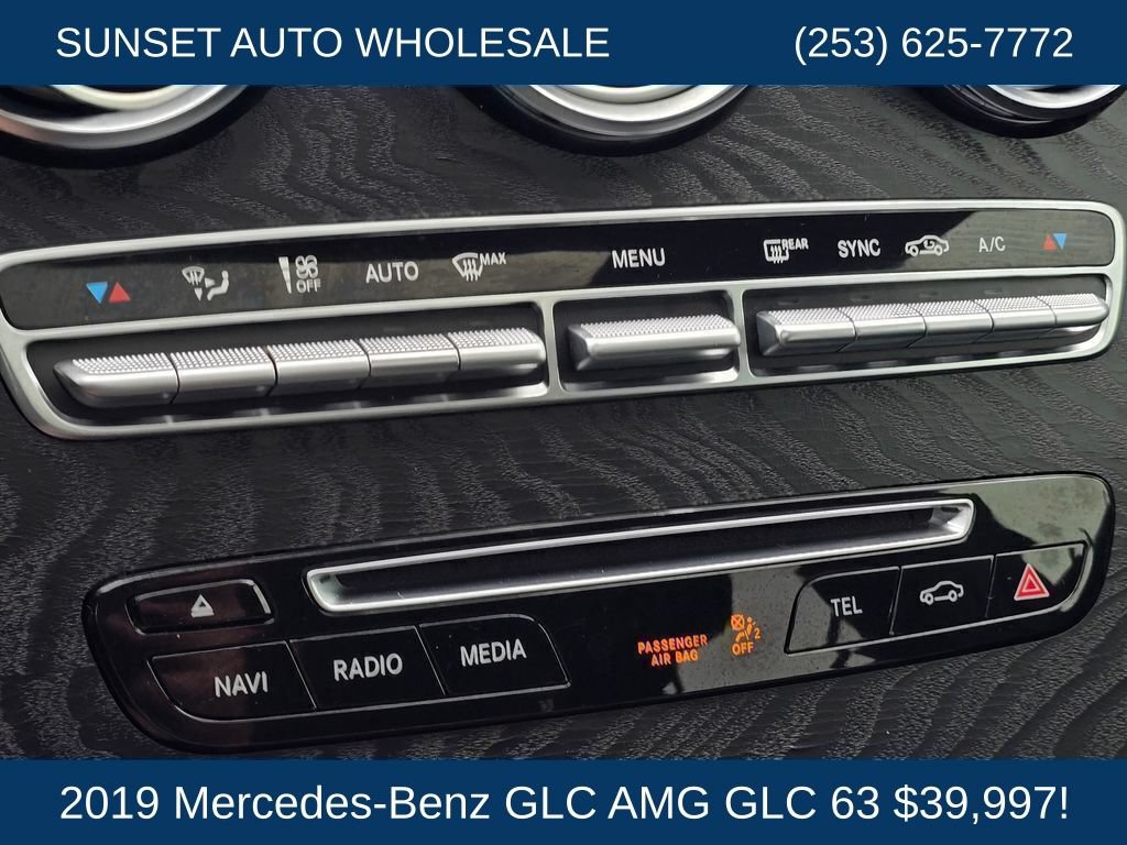 Used 2019 Mercedes-Benz GLC 63 AMG 4MATIC Coupe w/ Parking Assist Package image 48