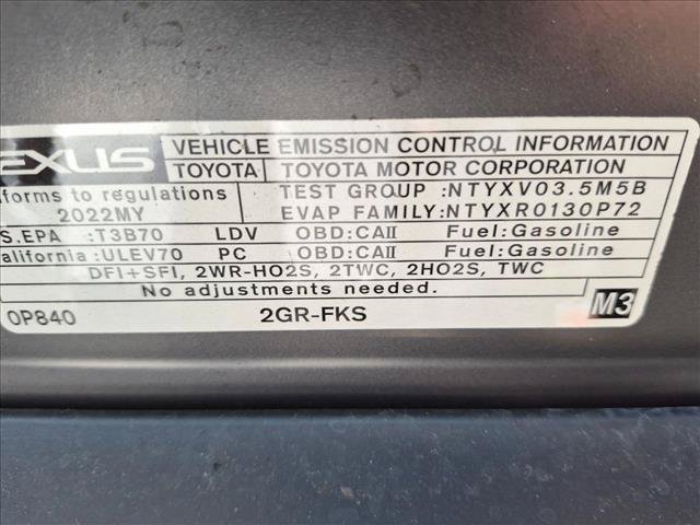 Used 2022 Lexus ES 350 w/ Premium Package FWD image 28