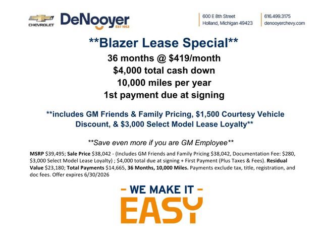 New 2026 Chevrolet Blazer LT w/ Midnight/Sport Edition AWD/4WD image 2