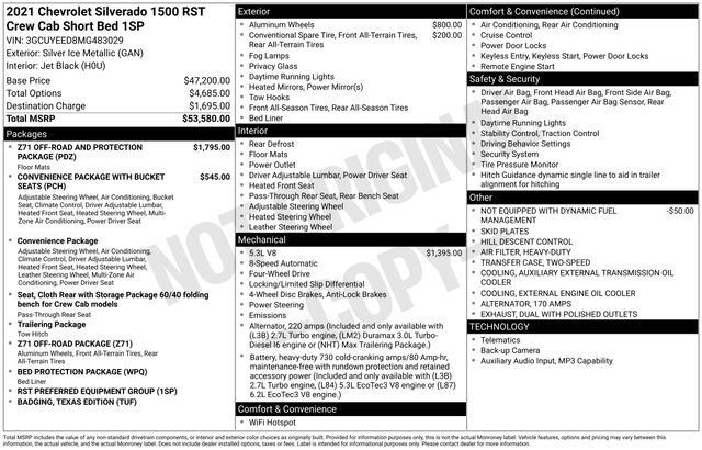 Used 2021 Chevrolet Silverado 1500 RST image 7