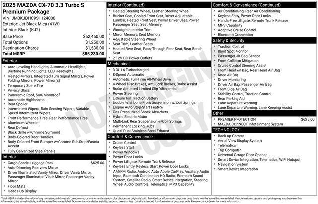 Used 2025 MAZDA CX-70 3.3 Turbo S w/ Premium Package image 4