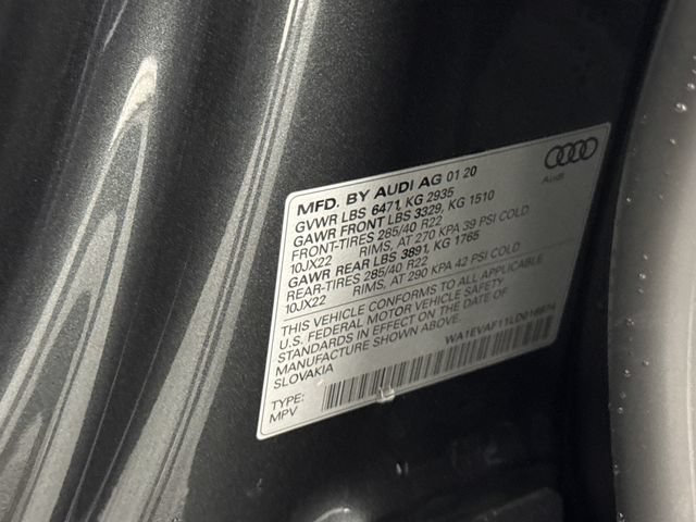 Used 2020 Audi Q8 Premium Plus w/ Premium Plus Package AWD/4WD image 27
