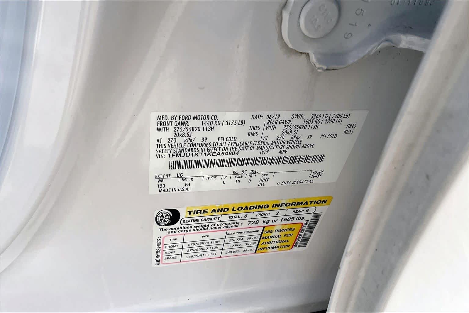 Used 2019 Ford Expedition Limited w/ Driver Assistance Package RWD image 35