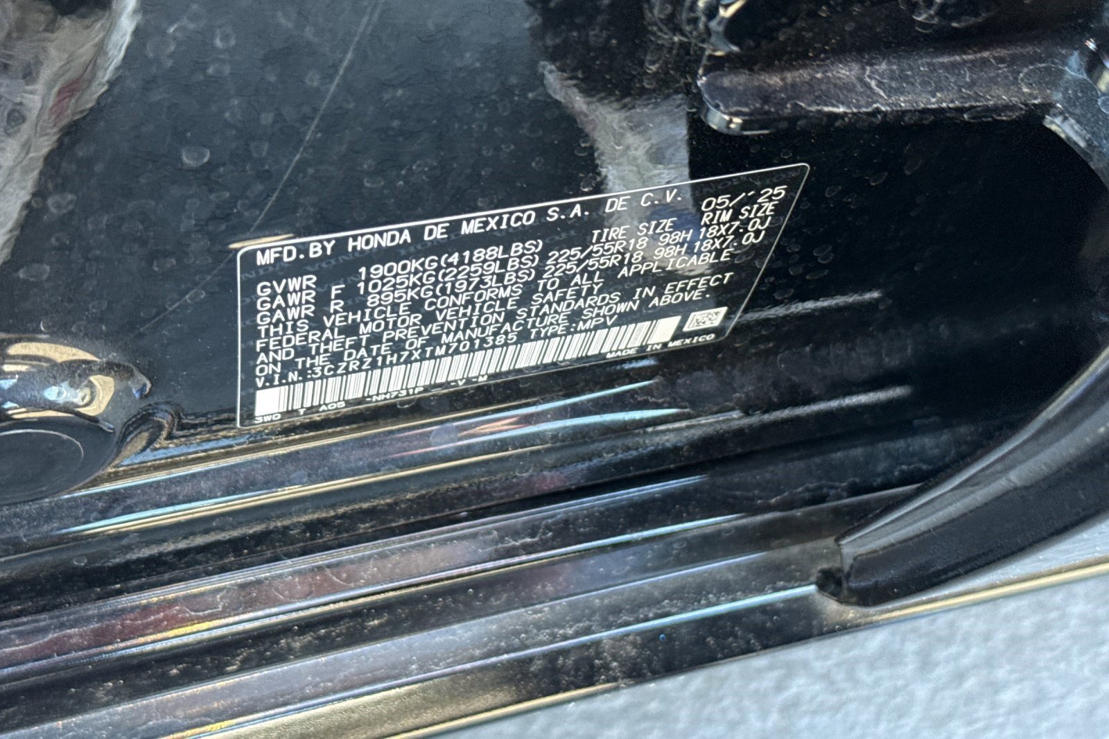 Certified 2026 Honda HR-V EX-L image 22