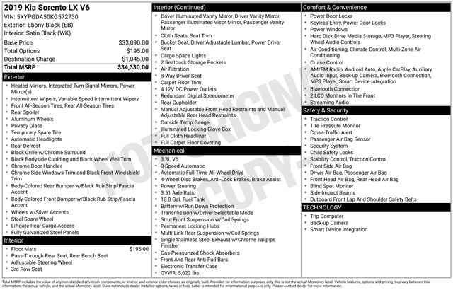 Used 2019 Kia Sorento LX image 26