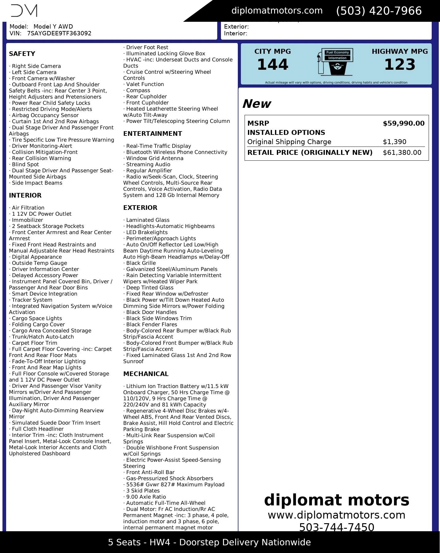 Used 2026 Tesla Model Y Long Range image 2