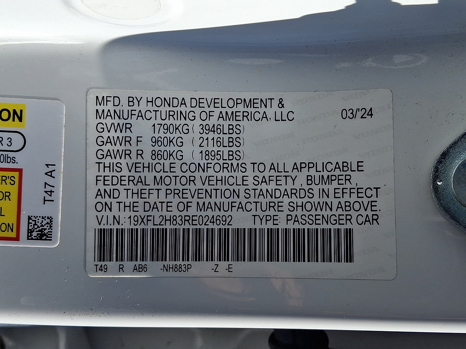 Used 2024 Honda Civic Sport image 26