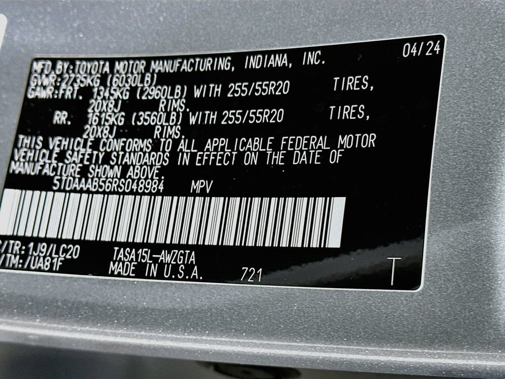 Used 2024 Toyota Grand Highlander AWD image 34