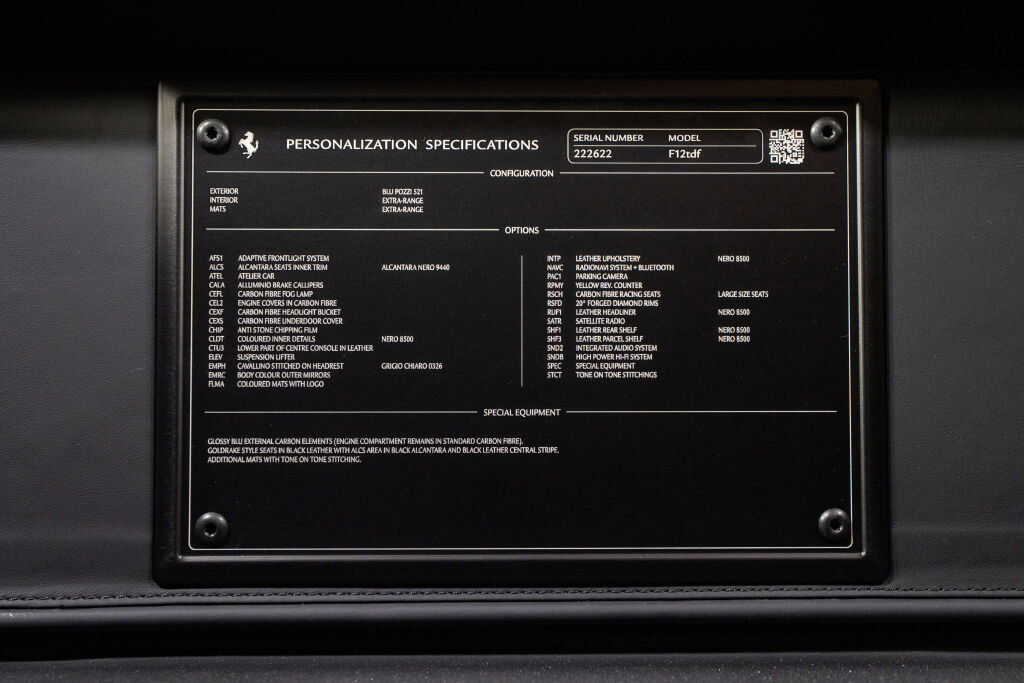 Certified 2017 Ferrari F12tdf RWD image 36