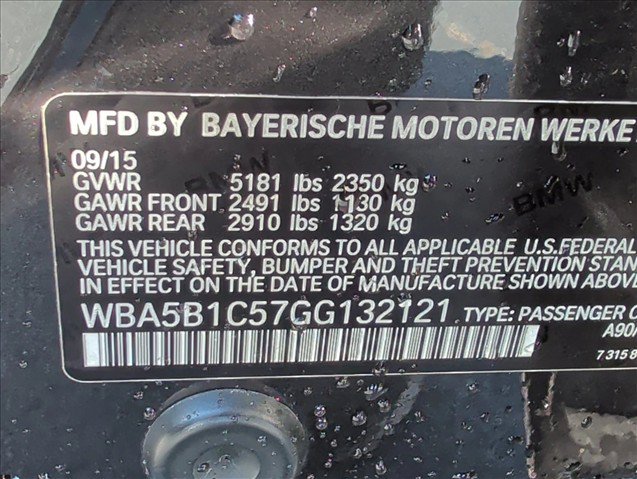 Used 2016 BMW 535i Sedan RWD image 30